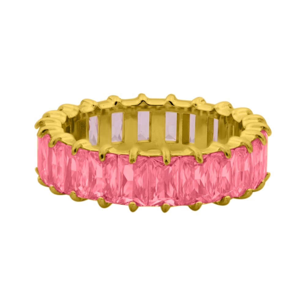 Sérénité | Bague avec Finition Plaqué Or 14K Résistante à l'Eau pour Femme