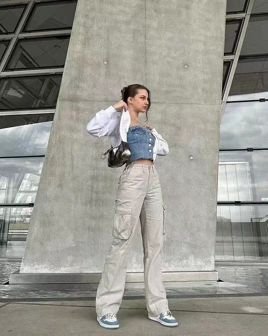 Berenike | Pantalon cargo chic pour femmes