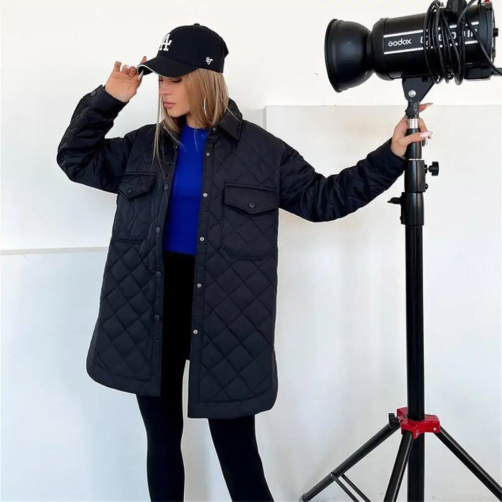Luna | Veste Matelassée avec Style Élégant et Poches Pratiques pour Femmes