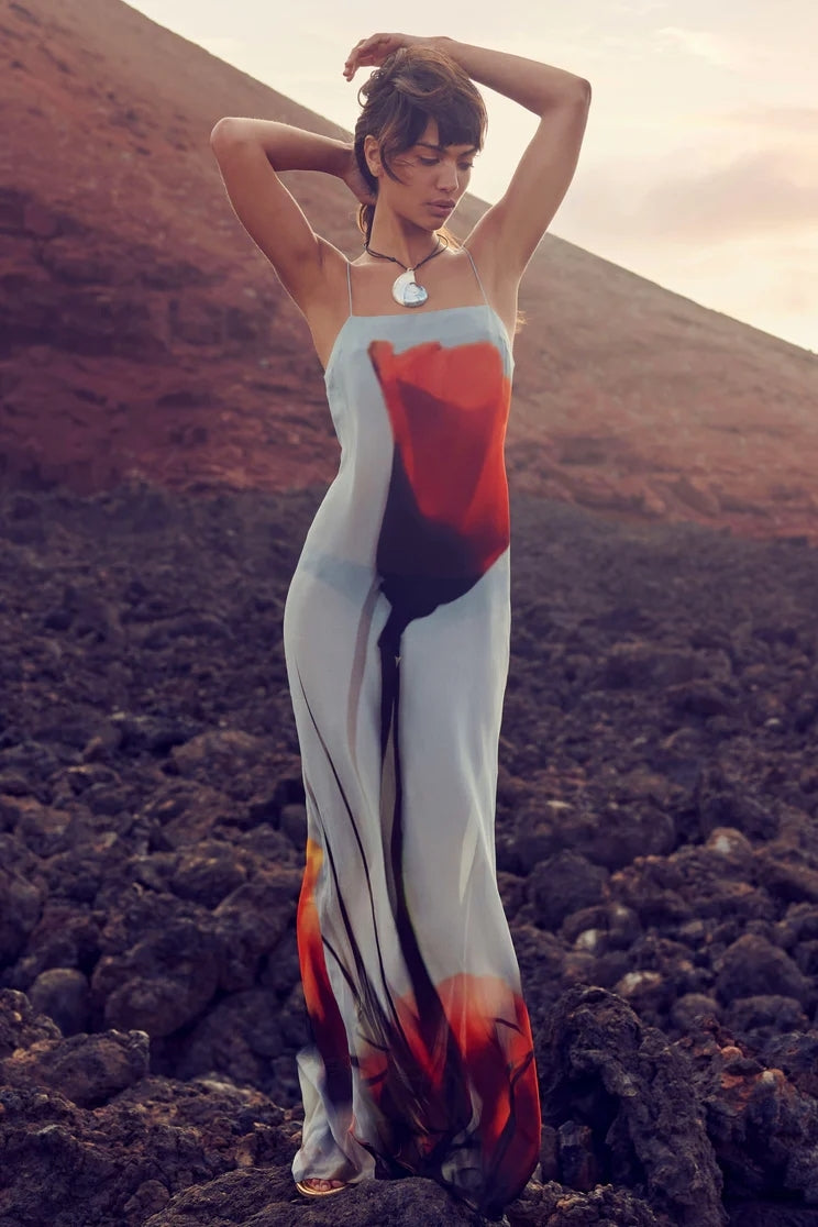 Lunaire | Robe à Imprimé avec Tissus de Haute Qualité et Motifs Élégants pour Femmes
