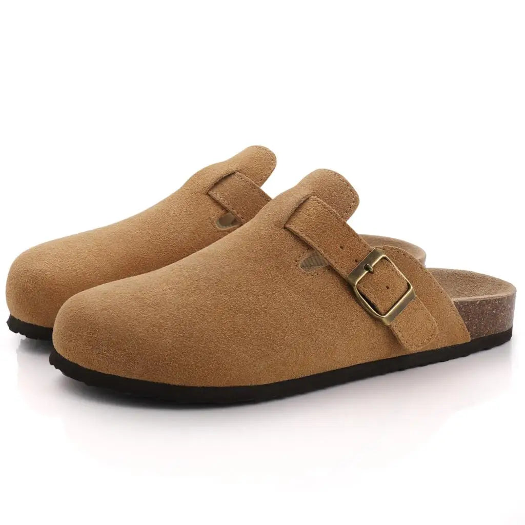 Nienke - Sandales de luxe en daim souple avec semelle confortable