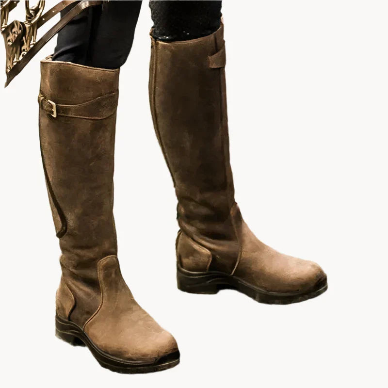 Encarna | Bottes élégantes avec ceinture pour femmes