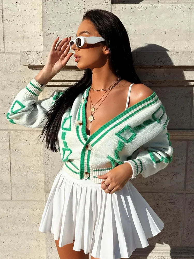Evelyne | Pull en Tricot avec Confort Supérieur et Couleurs Contrastées pour Femmes
