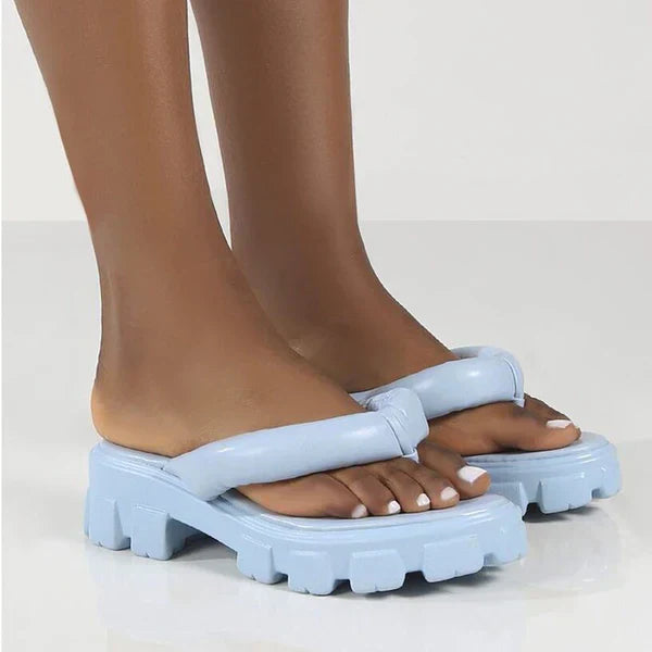 Lunaire | Chaussures de plage avec Semelle Épaisse et Design Élégant pour Femmes