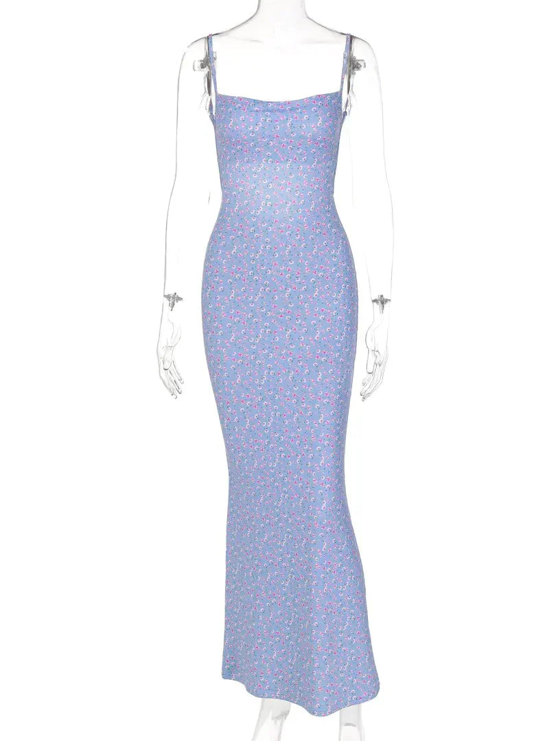 Léandra | Robe Mi-Longue avec Imprimé Floral et Tissus de Qualité pour Femme