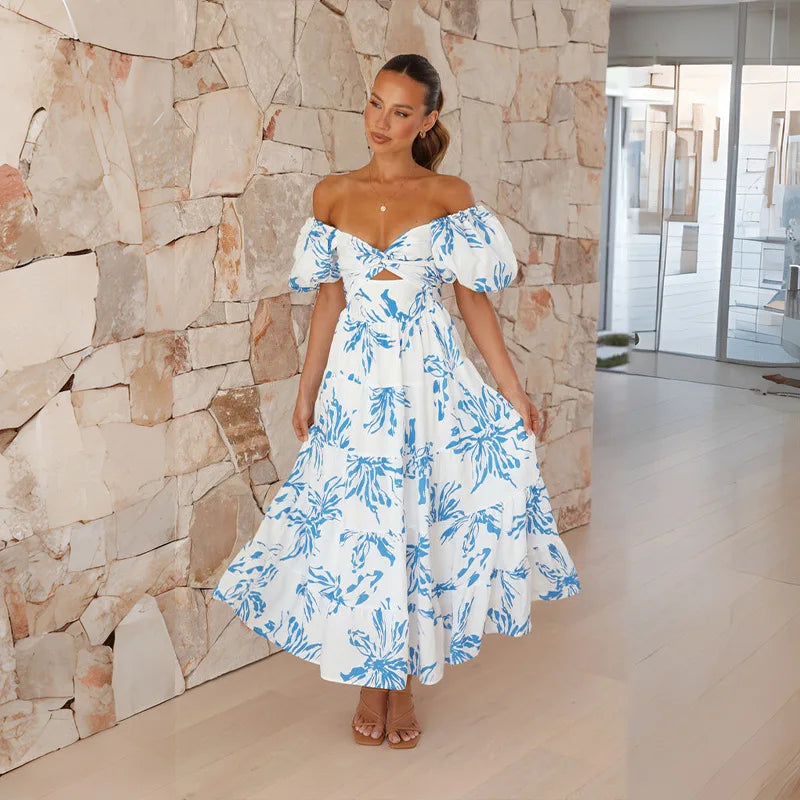 Lunaire | Robe Longue Bohème avec Tissus de Haute Qualité et Motifs Uniques pour Femmes