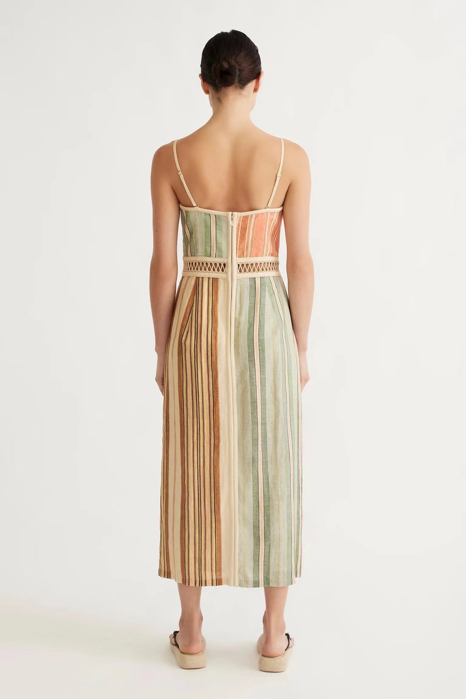 Léana | Robe d'été avec Tissus de Haute Qualité et Motifs Variés pour Femmes