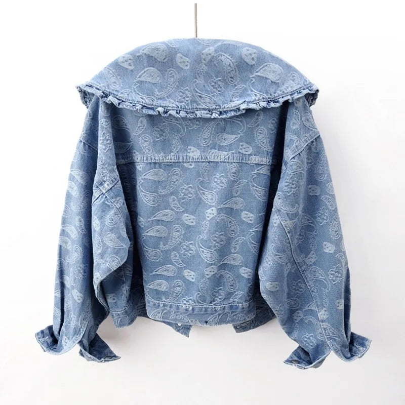 Luna | Veste en denim avec Détails Modernes et Silhouette Féminine pour Femmes