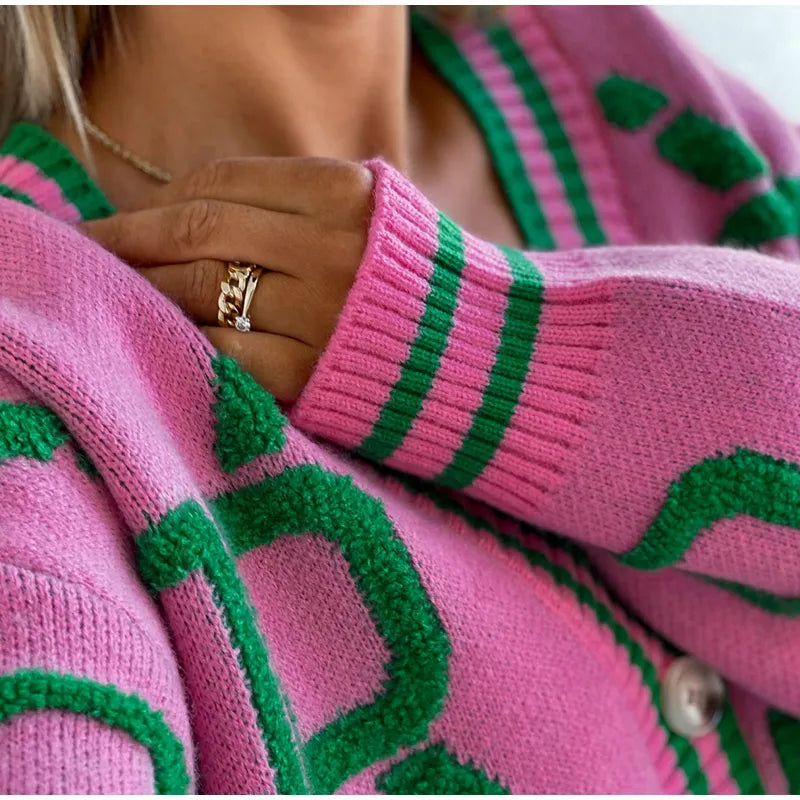 Evelyne | Pull en Tricot avec Confort Supérieur et Couleurs Contrastées pour Femmes