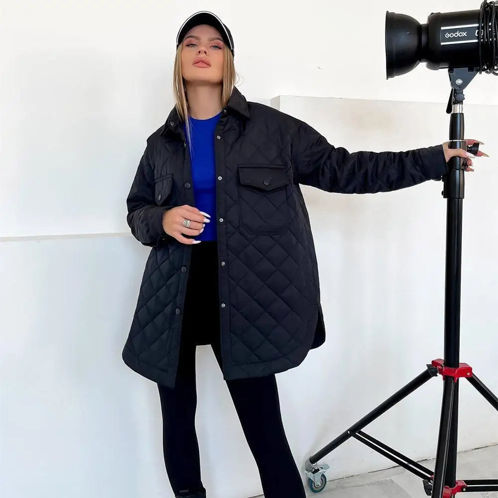 Luna | Veste Matelassée avec Style Élégant et Poches Pratiques pour Femmes