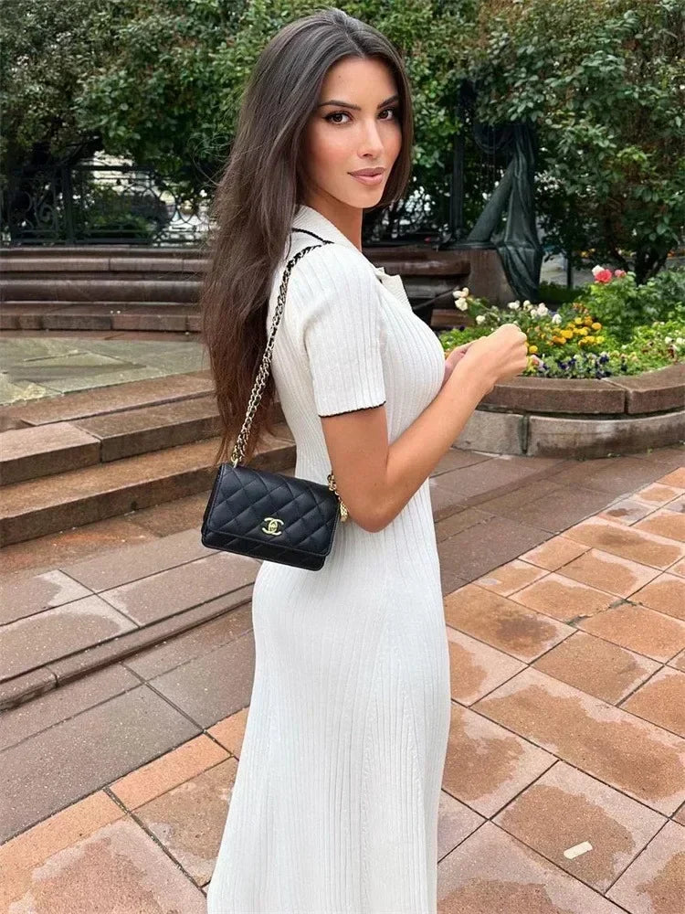 Léonie | Robe Chic avec Tissus de Haute Qualité et Motifs Variés pour Femmes
