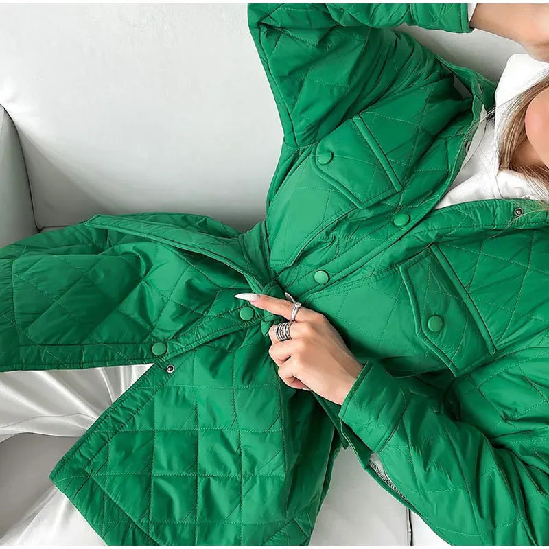 Luna | Veste Matelassée avec Style Élégant et Poches Pratiques pour Femmes