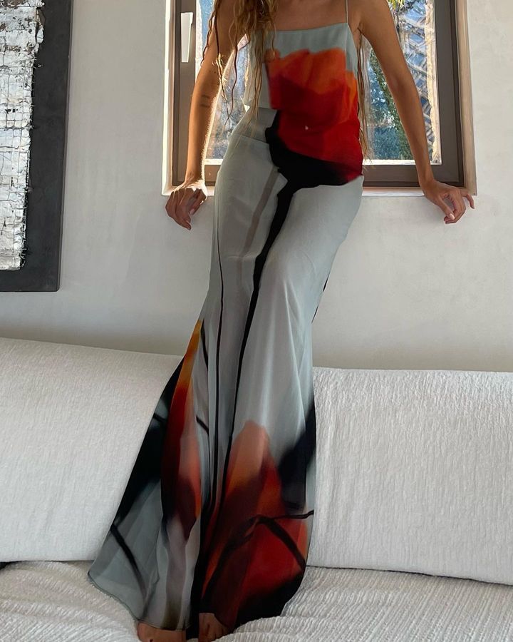 Lunaire | Robe à Imprimé avec Tissus de Haute Qualité et Motifs Élégants pour Femmes