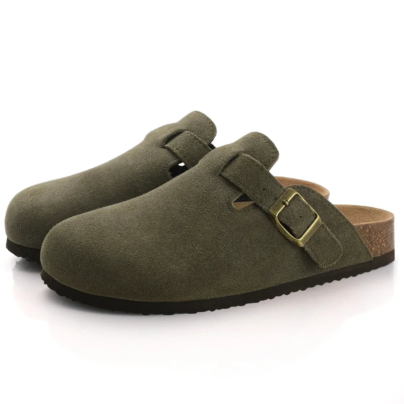 Nienke - Sandales de luxe en daim souple avec semelle confortable