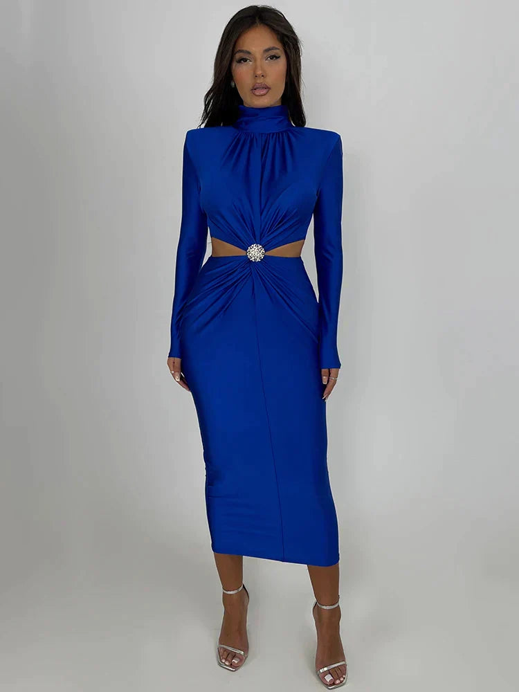 Evelyn | Robe Élégante avec Motifs Uniques et Tissus de Haute Qualité pour Femmes