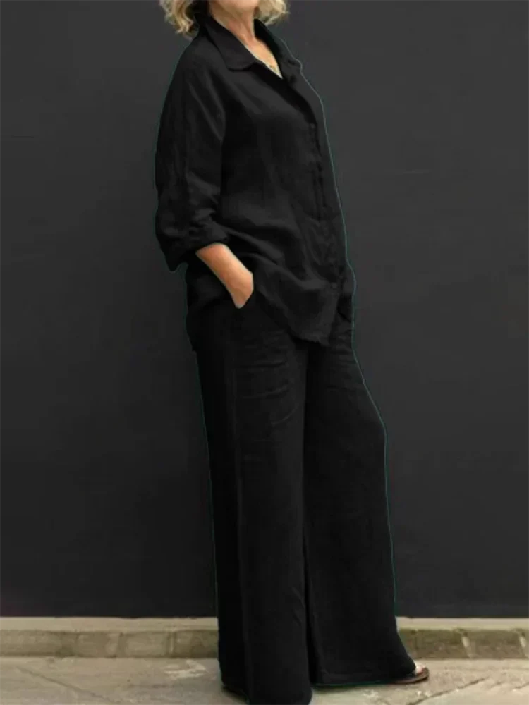Lysandra | Ensemble en Lin avec Confort Optimal et Design Élégant pour Femmes