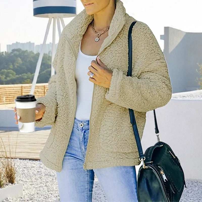 Sienna | Veste en Peluche avec Confort Doux et Design Élégant pour Femmes