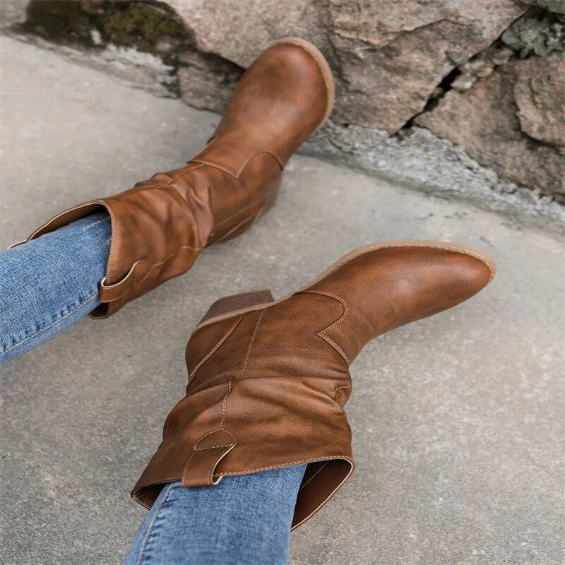 Luna | Bottes élégantes de style western pour femmes