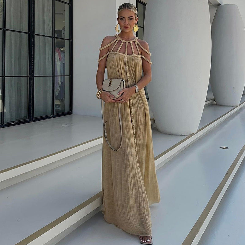 Elara | Robe longue sexy avec motifs uniques et élégants pour femmes
