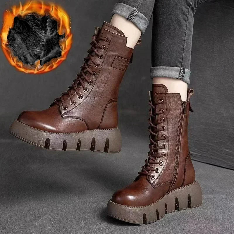 Amilija | Bottes d'hiver doublées élégantes pour femmes