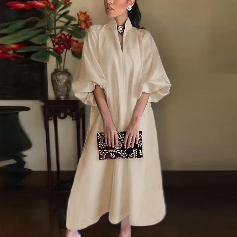 Lysandra | Robe maxi avec Motifs Élégants et Tissus de Haute Qualité pour Femmes