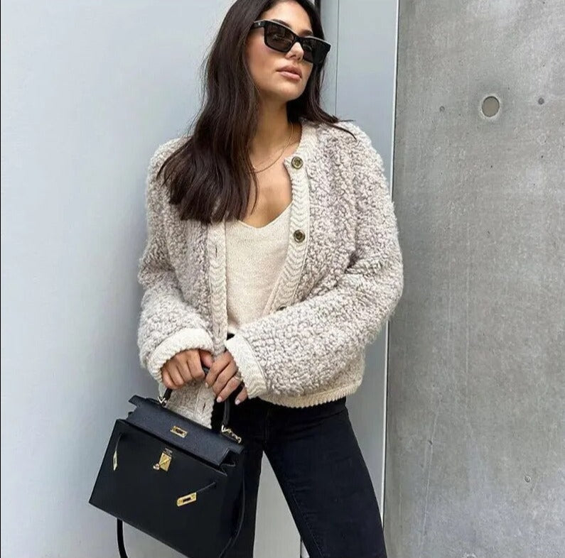 Sélène | Cardigan avec Élégance Intemporelle et Chaleur Confortable pour l'Hiver