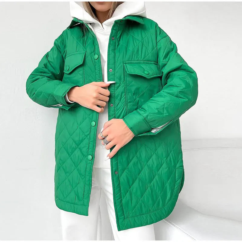 Luna | Veste Matelassée avec Style Élégant et Poches Pratiques pour Femmes