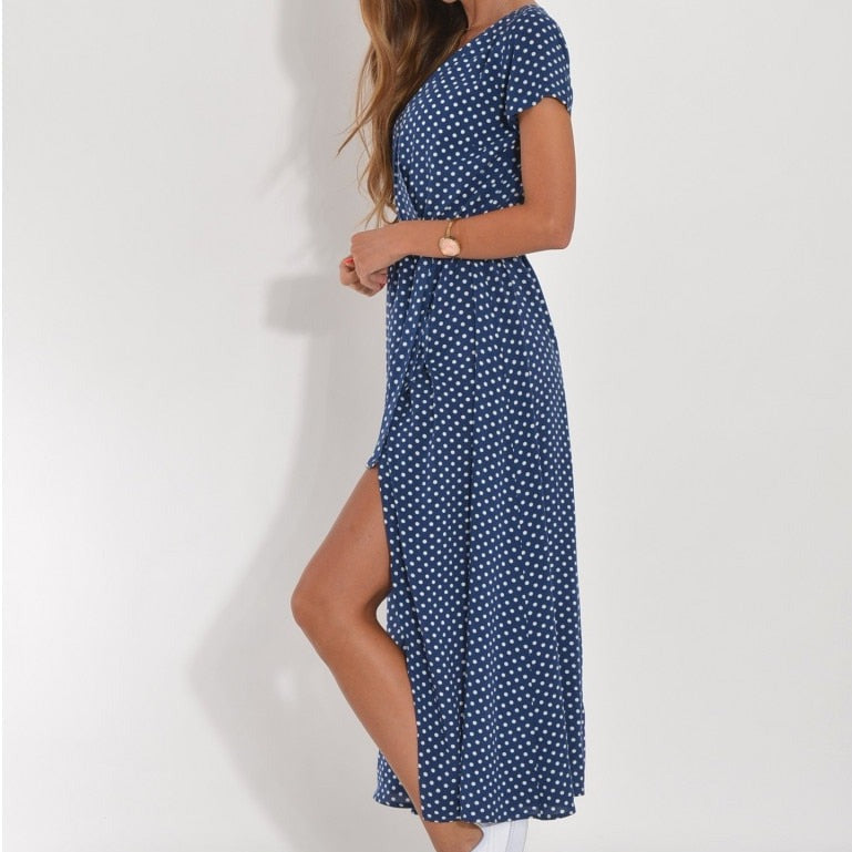 Léona | Robe Streetwear avec Confort Doux et Décolleté en V pour Femmes