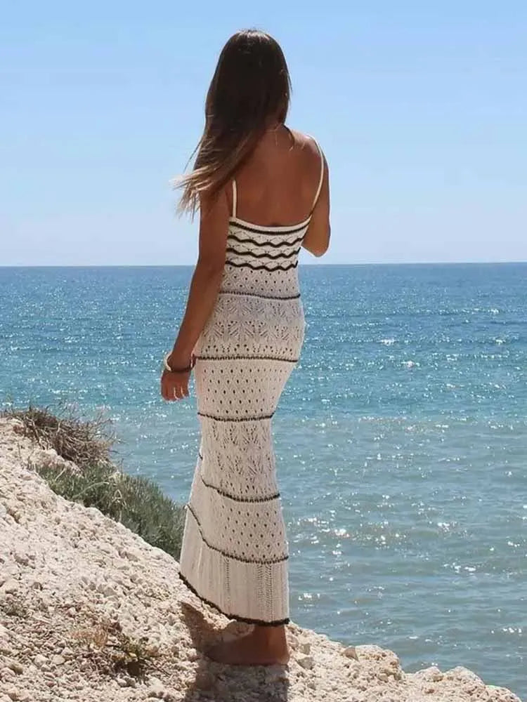 Alyssa | Robe en maille avec Motifs Uniques et Tissus de Haute Qualité pour Femmes