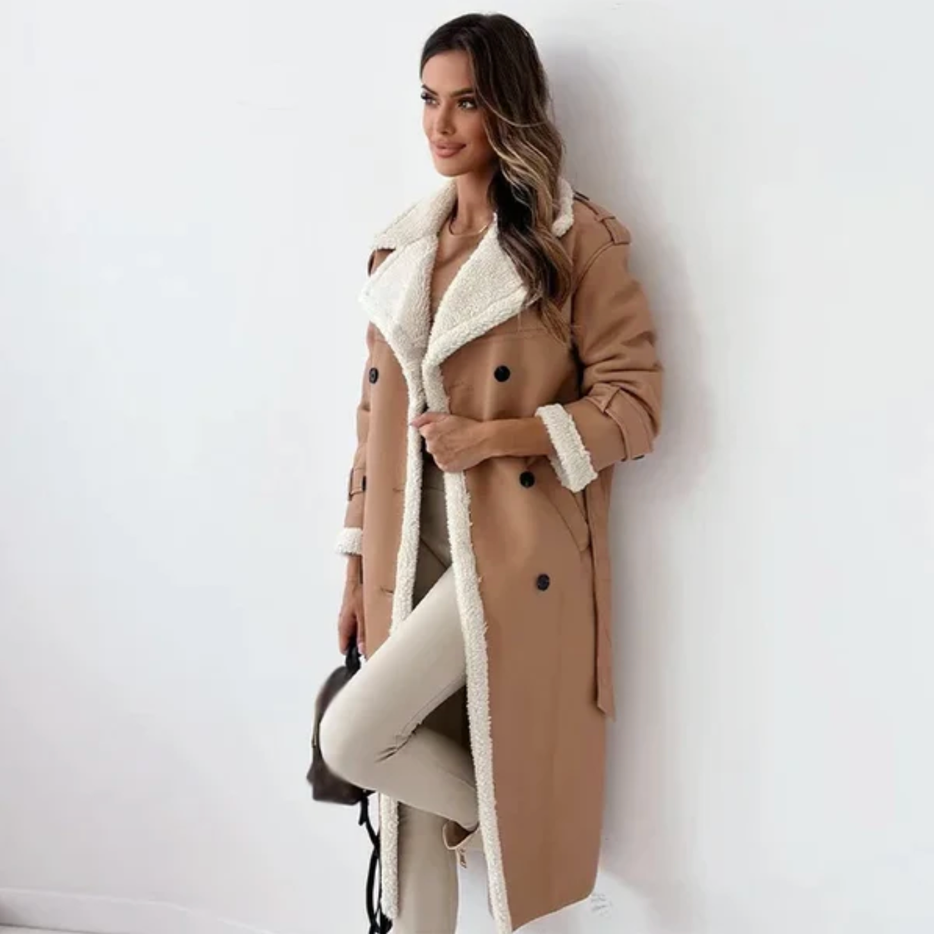 Sienna | Manteau Long avec Détails Élégants et Confort Optimal pour Femmes