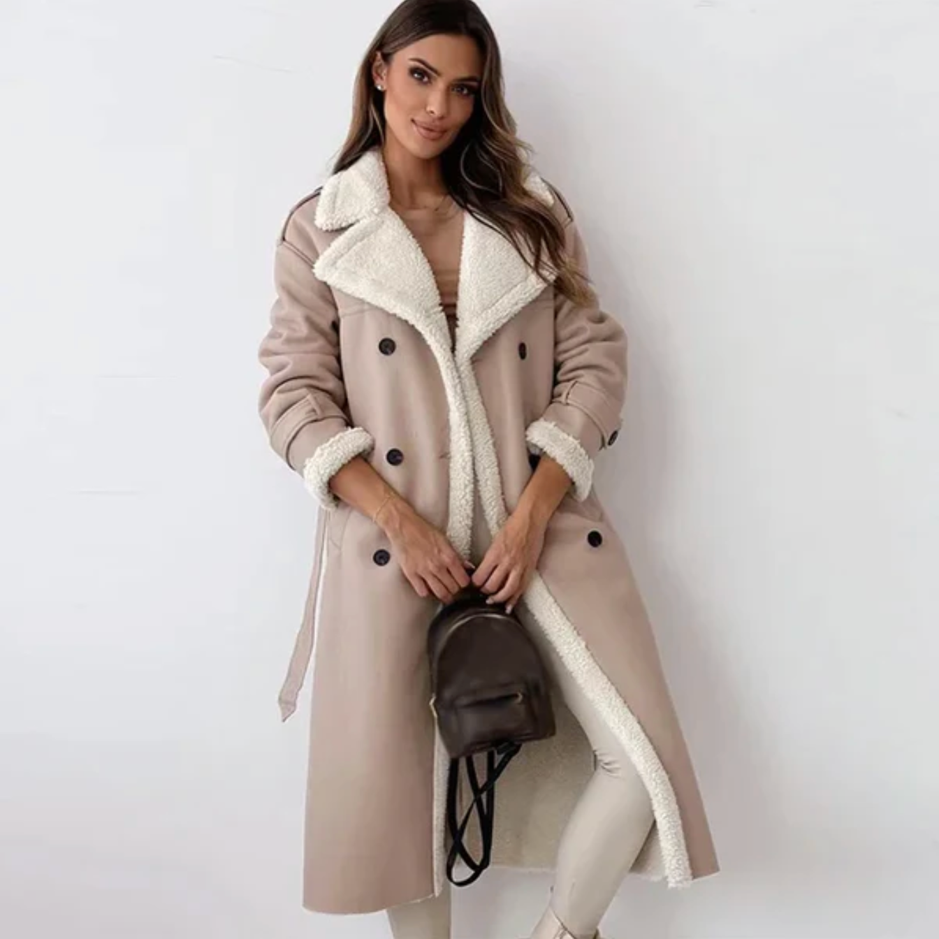 Sienna | Manteau Long avec Détails Élégants et Confort Optimal pour Femmes