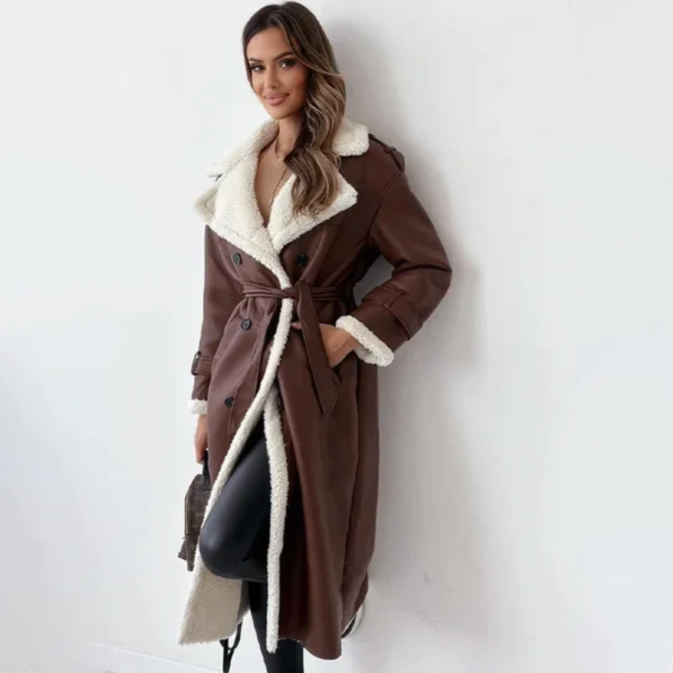 Sienna | Manteau Long avec Détails Élégants et Confort Optimal pour Femmes