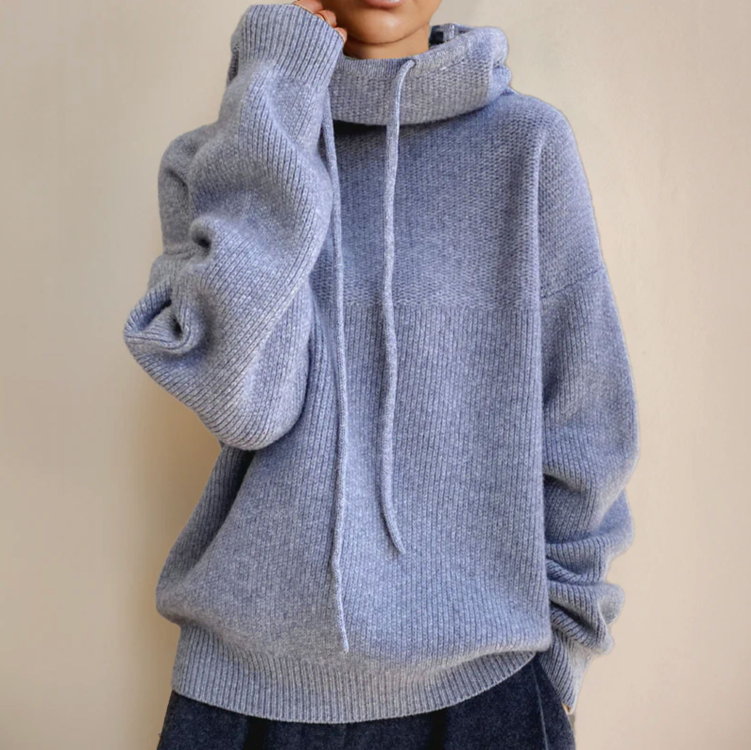 Lysandra | Pull à Col Roulé en Laine Mérinos avec Douceur Divine pour Femmes