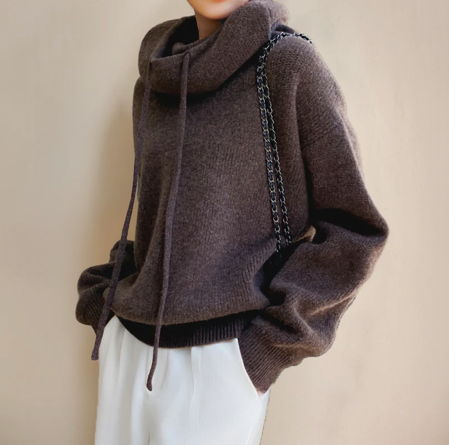 Lysandra | Pull à Col Roulé en Laine Mérinos avec Douceur Divine pour Femmes