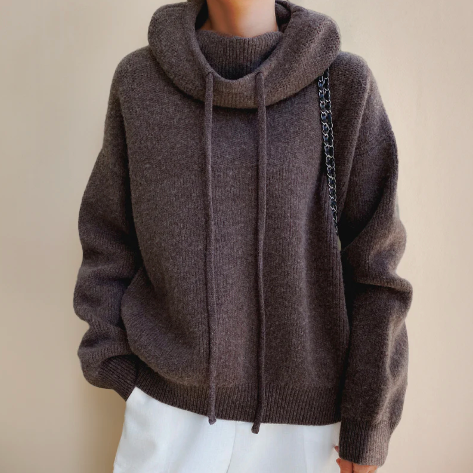 Lysandra | Pull à Col Roulé en Laine Mérinos avec Douceur Divine pour Femmes