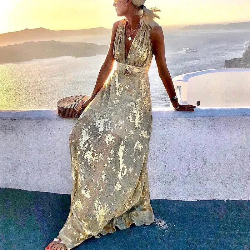 Isabella | Robe fluide avec Paillettes Éblouissantes pour Femmes