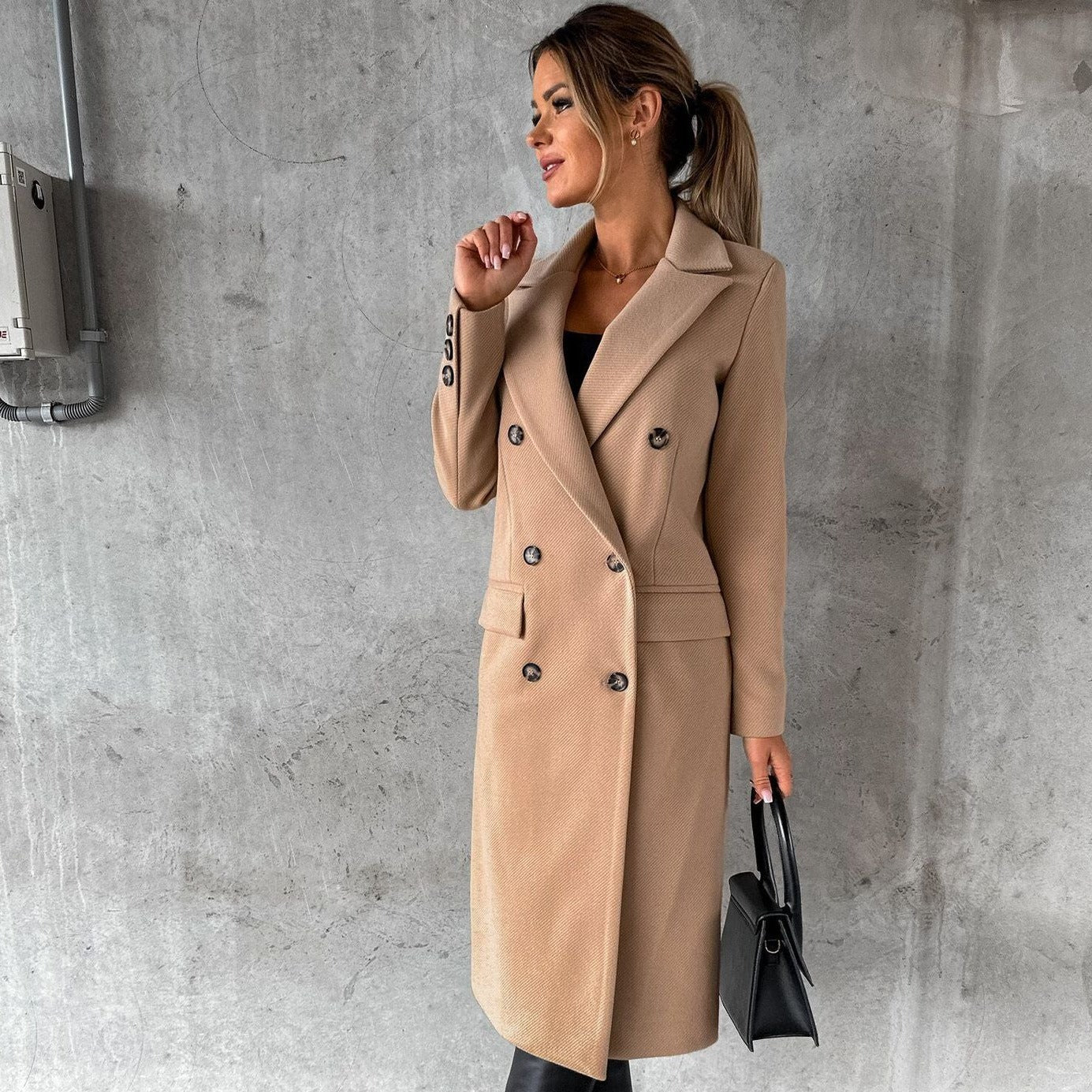 Lysandra | Manteau avec Tissu Doux et Élégant pour Femmes