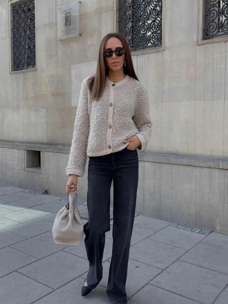 Sélène | Cardigan avec Élégance Intemporelle et Chaleur Confortable pour l'Hiver