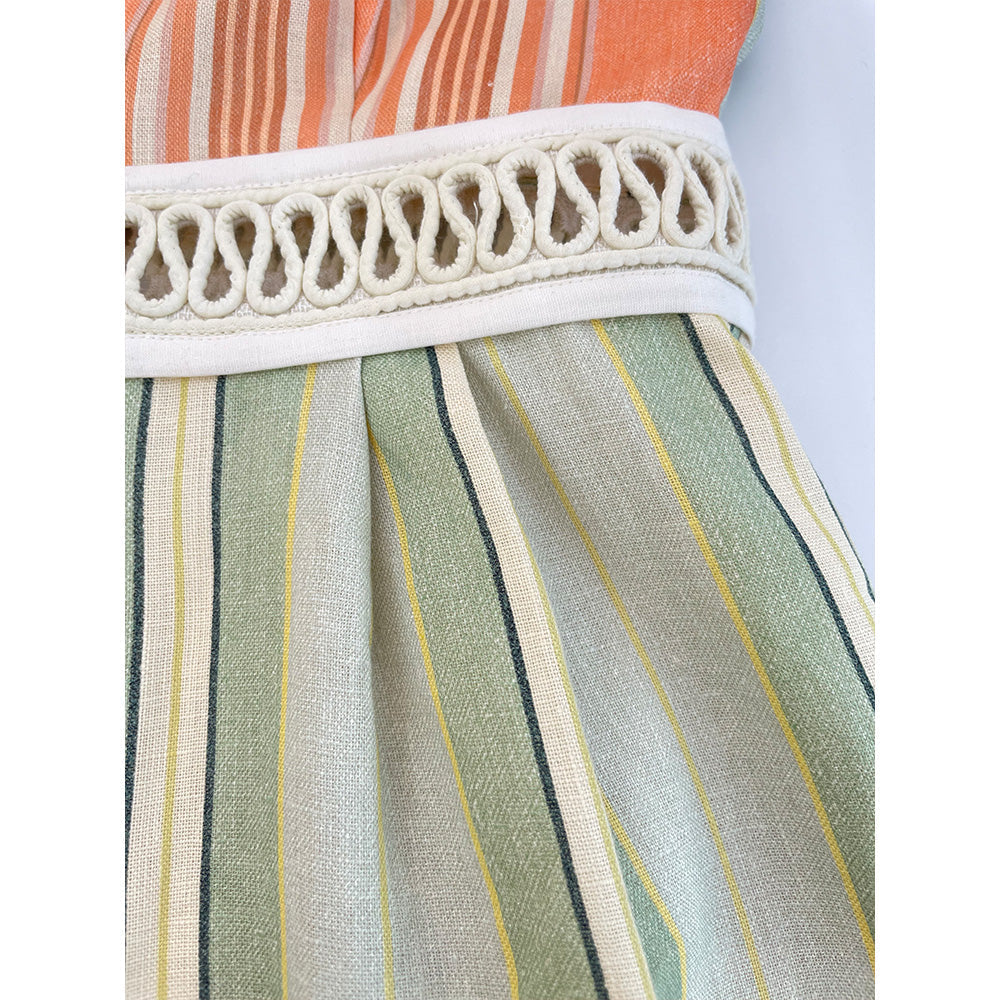 Léana | Robe d'été avec Tissus de Haute Qualité et Motifs Variés pour Femmes