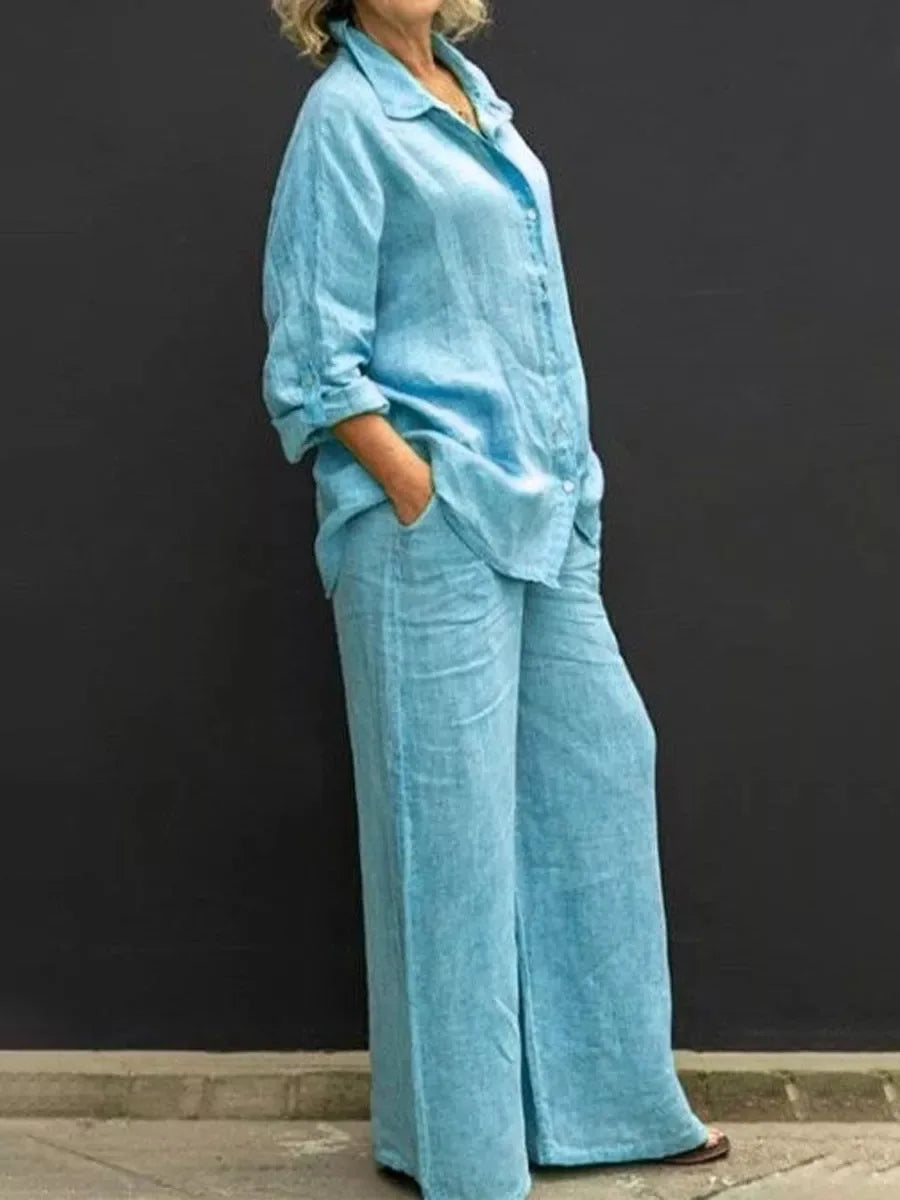 Lysandra | Ensemble en Lin avec Confort Optimal et Design Élégant pour Femmes