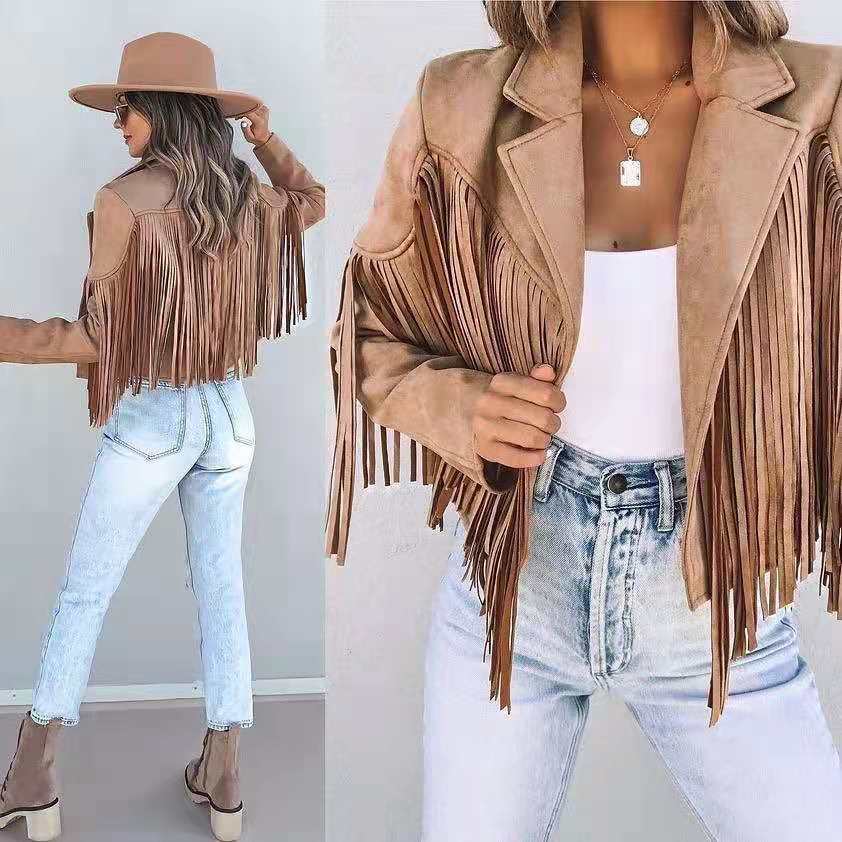 Astra | Veste de Motard en Cuir Suédé avec Style Street Chic pour Femme