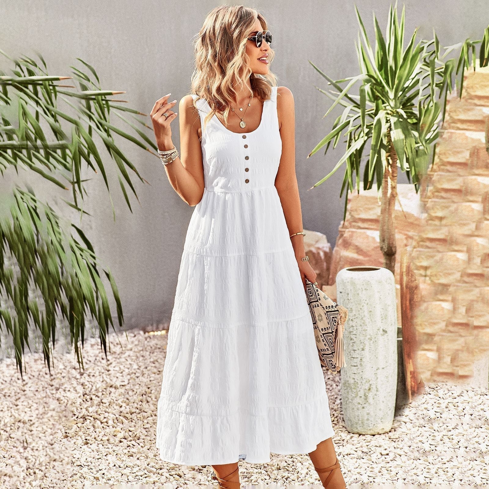 Zara | Robe d'été avec Tissu Léger et Design Bohème pour Femmes