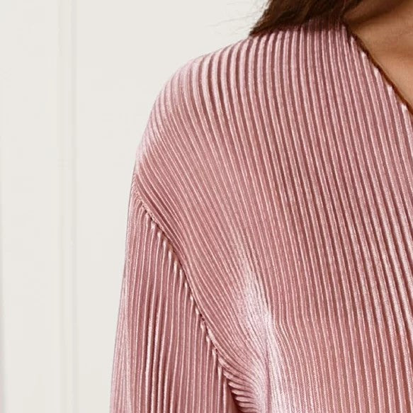 Lunaire | Blouse en Satin Élégante avec Motif à Rayures Chic pour Femmes