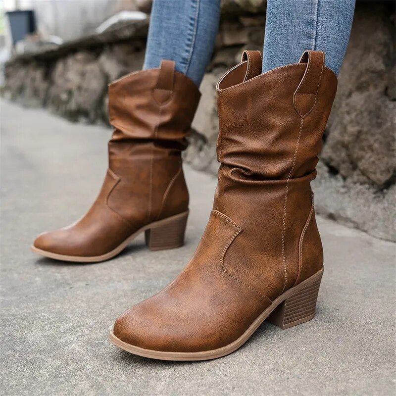 Luna | Bottes élégantes de style western pour femmes