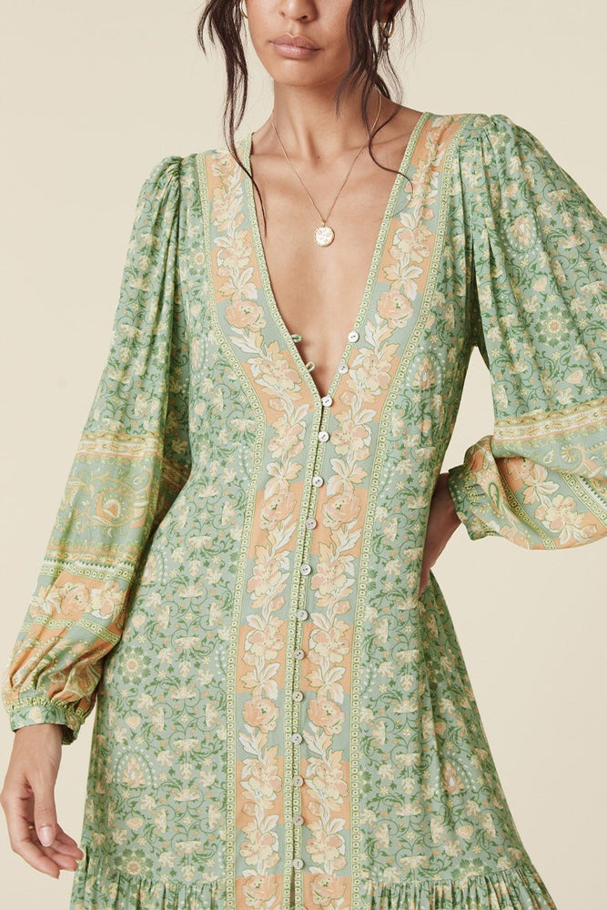 Isolde | Robe Maxi Imprimée avec Motifs Floraux Élégants pour Femmes