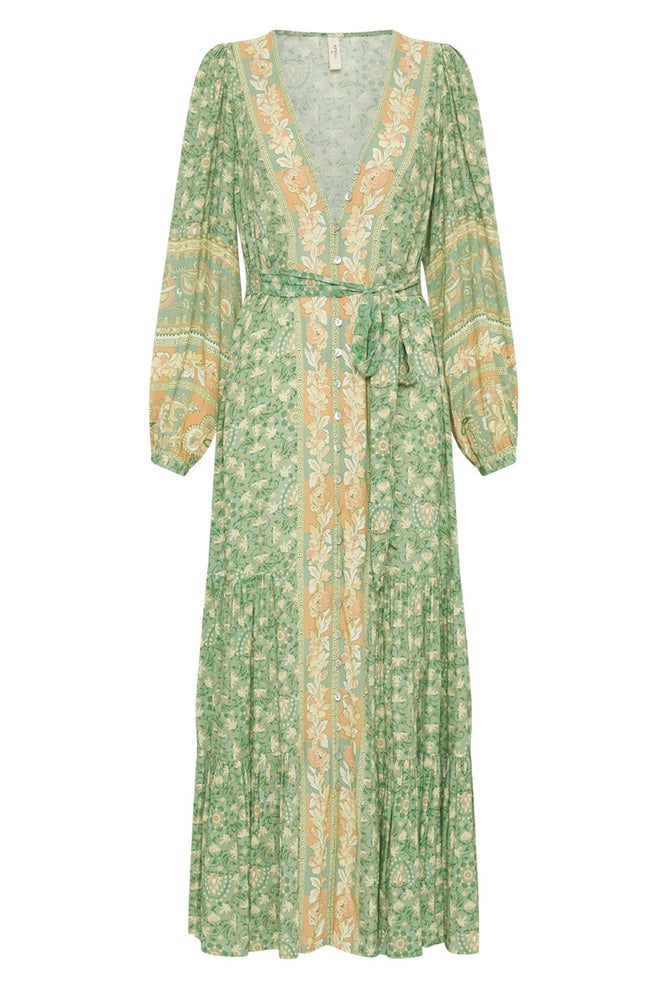 Isolde | Robe Maxi Imprimée avec Motifs Floraux Élégants pour Femmes