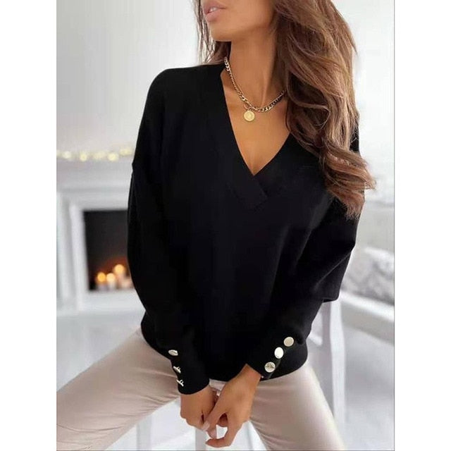 Léonie | Pull à la mode avec Détails Uniques et Coupe Décontractée pour Femmes