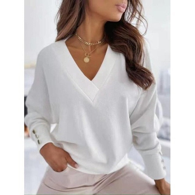 Léonie | Pull à la mode avec Détails Uniques et Coupe Décontractée pour Femmes