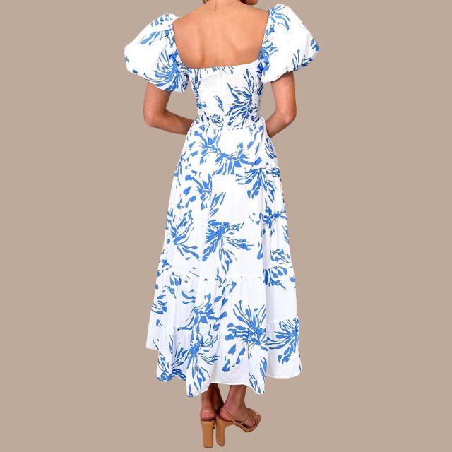 Lunaire | Robe Longue Bohème avec Tissus de Haute Qualité et Motifs Uniques pour Femmes