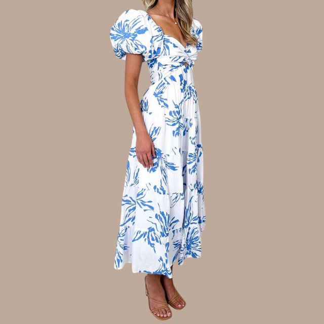 Lunaire | Robe Longue Bohème avec Tissus de Haute Qualité et Motifs Uniques pour Femmes
